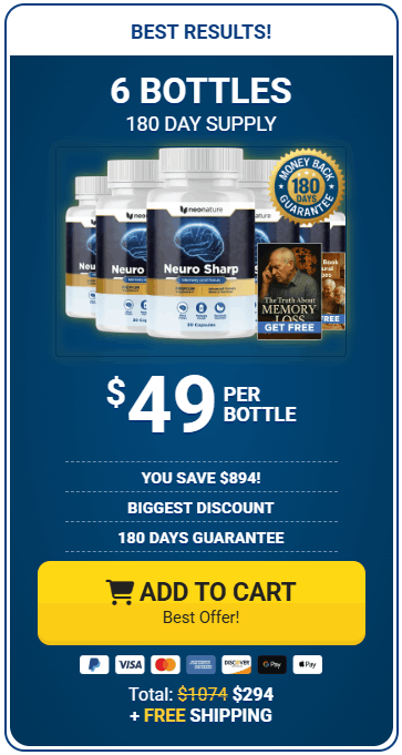 Neuro Sharp™ | Advanced Formula for Memory, Focus & Brain Power